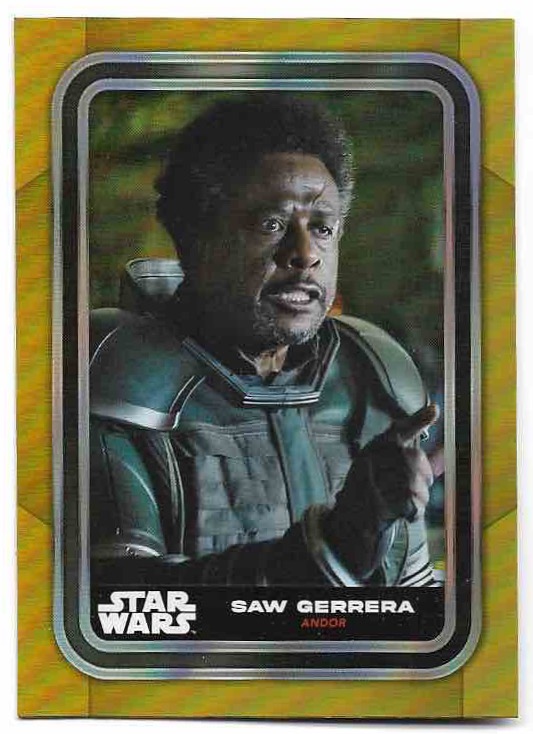 Gold Foilboard SAW GERRERA 2023 Topps Flagship Star Wars