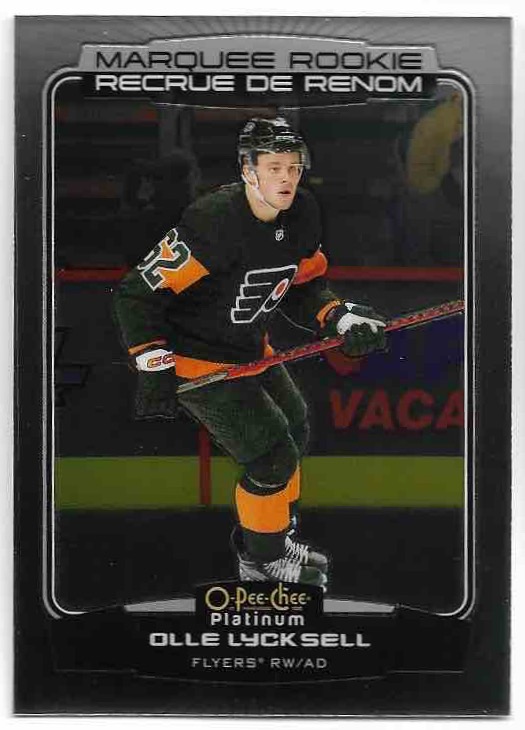 Marquee Rookie OLLE LYCKSELL 22-23 UD O-Pee-Chee OPC Platinum