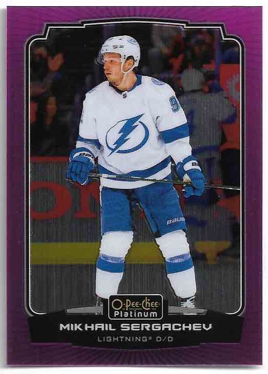 Matte Pink MIKHAIL SERGACHEV 22-23 UD O-Pee-Chee OPC Platinum