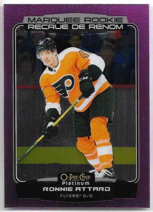 Matte Pink Marquee Rookie RONNIE ATTARD 22-23 UD O-Pee-Chee OPC Platinum