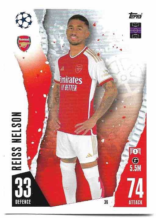 REISS NELSON 23-24 Match Attax UCL