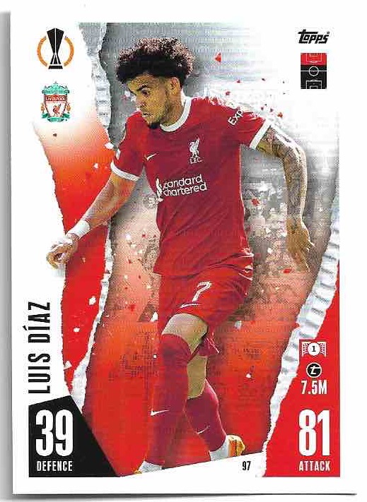 LUIS DIAZ 23-24 Match Attax UCL