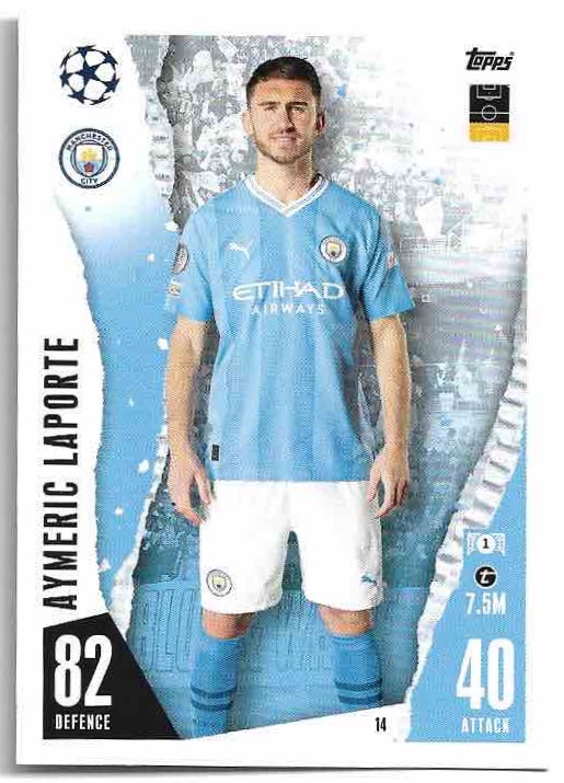 AYMERIC LAPORTE 23-24 Match Attax UCL