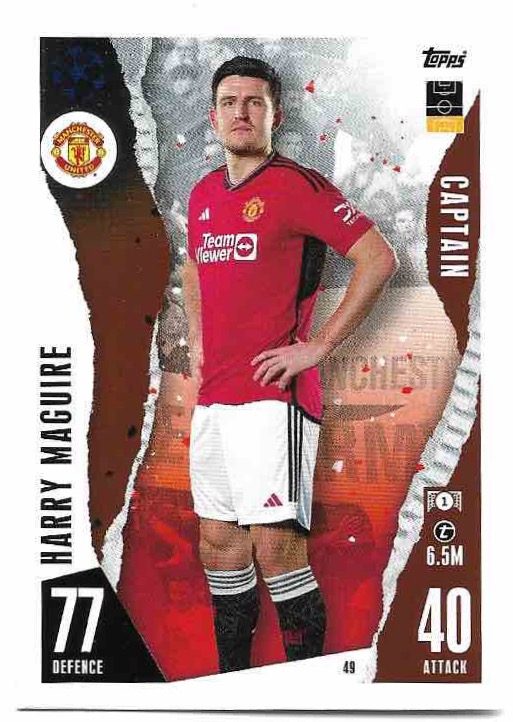 Captain HARRY MAGUIRE 23-24 Match Attax UCL