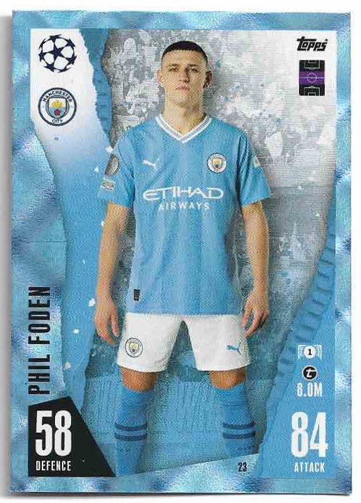Crystal PHIL FODEN 23-24 Match Attax UCL