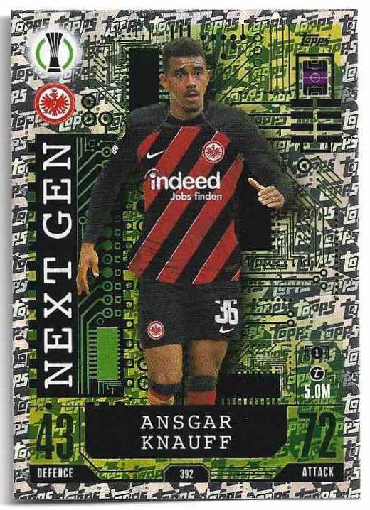 Next Gen ANSGAR KNAUFF 23-24 Match Attax UCL