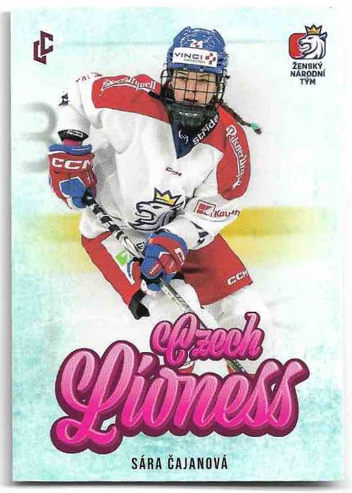 Czech Lioness SÁRA ČAJANOVÁ 23-24 Legendary Cards Expectations Road to Prague