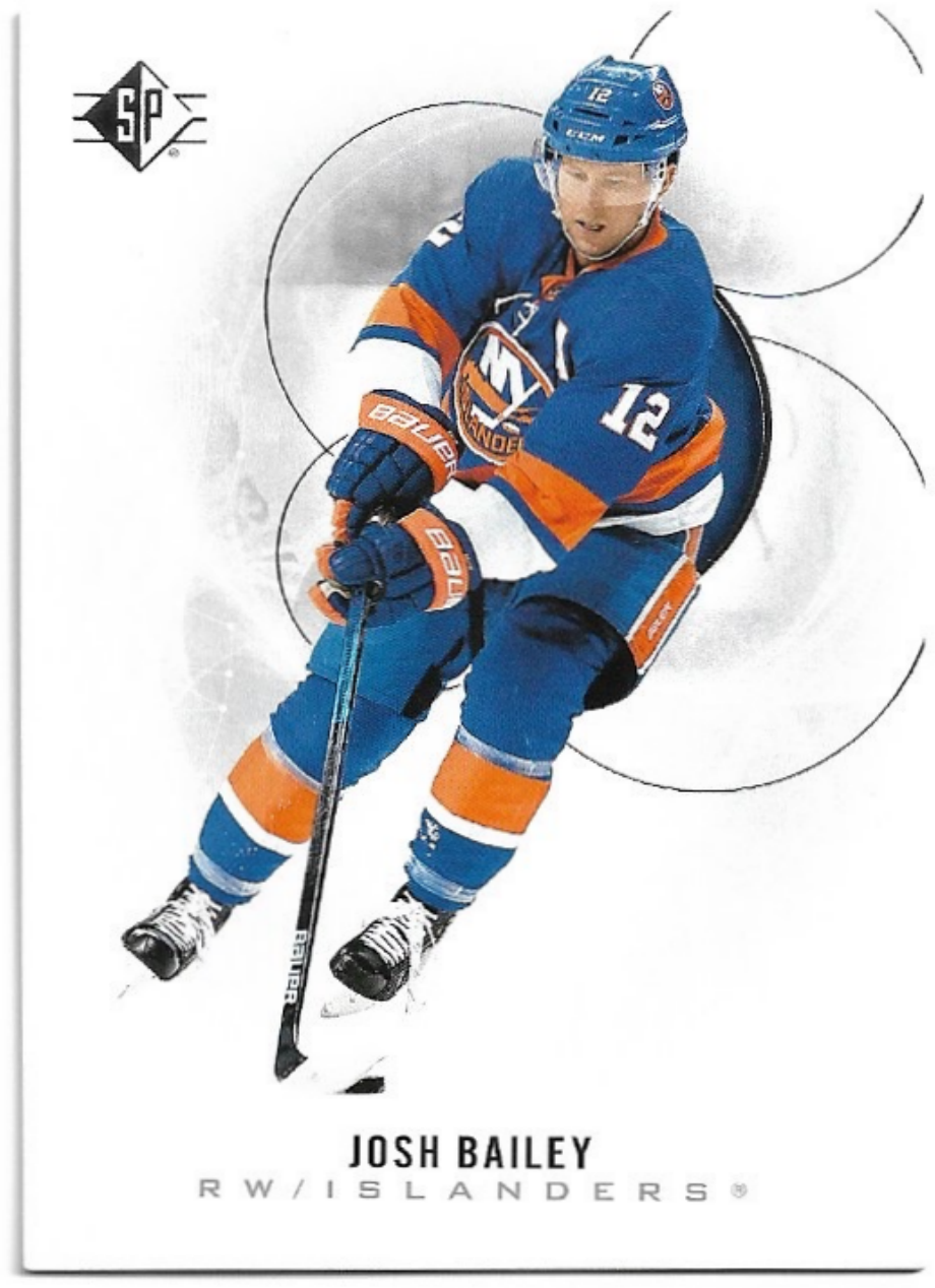 JOSH BAILEY 20-21 UD SP Hockey