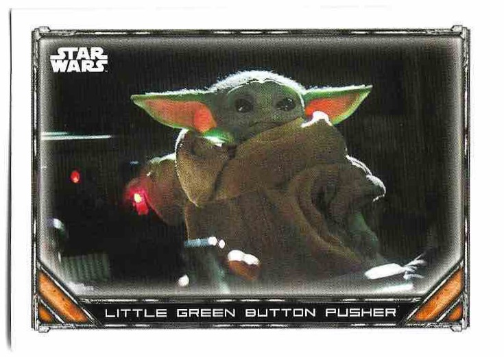 LITTLE GREEN BUTTON PUSHER 2022 Topps Mandalorian Star Wars