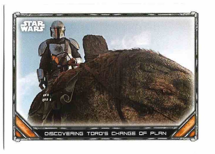 DISCOVERING TORO'S CHANGE OF PLAN 2022 Topps Mandalorian Star Wars