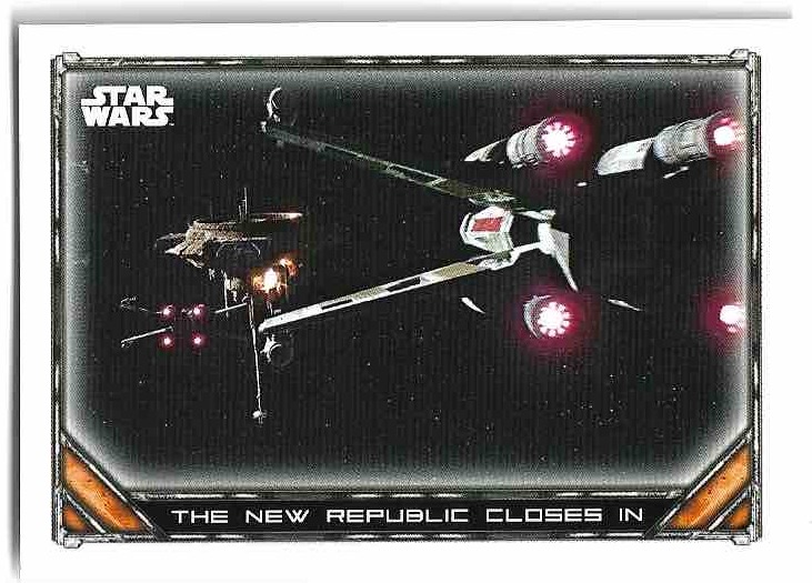 THE NEW REPUBLIC CLOSES IN 2022 Topps Mandalorian Star Wars