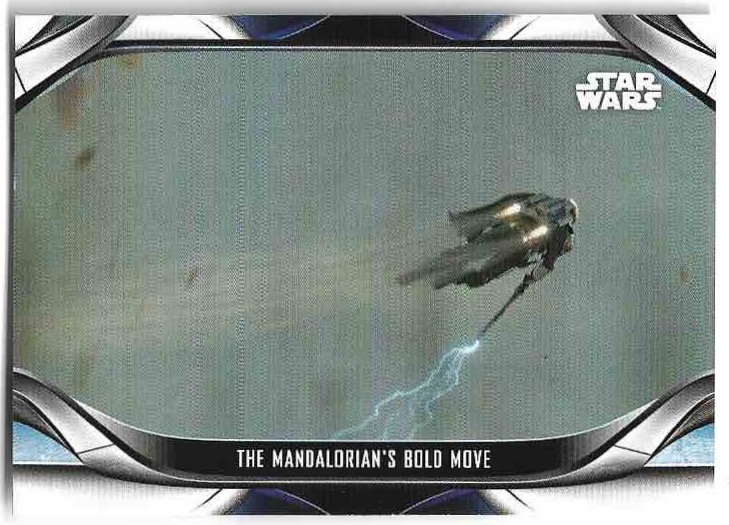 THE MANDALORIAN'S BOLD MOVE 2022 Topps Mandalorian Star Wars