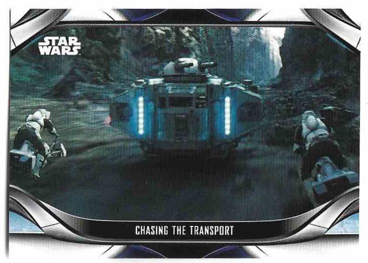CHASING THE TRANSPORT 2022 Topps Mandalorian Star Wars