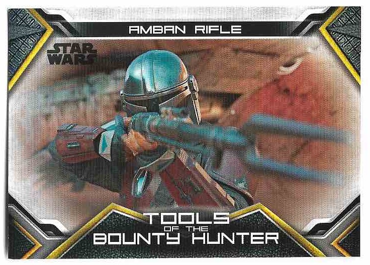 Tools of the Bounty Hunter AMBAN RIFLE 2022 Topps Mandalorian Star Wars