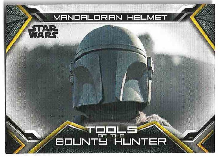 Tools of the Bounty Hunter MANDALORIAN HELMET 2022 Topps Mandalorian Star Wars
