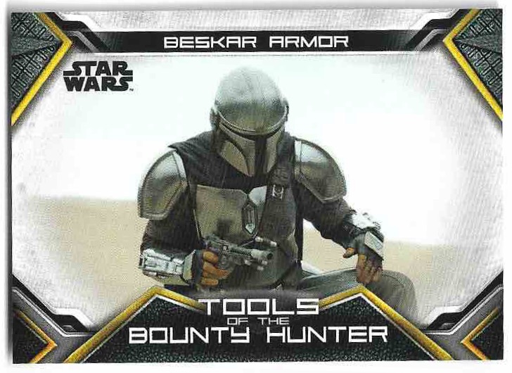 Tools of the Bounty Hunter BESKAR ARMOR 2022 Topps Mandalorian Star Wars