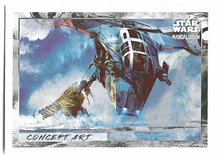 Concept Art CHAPTER 1 2022 Topps Mandalorian Star Wars