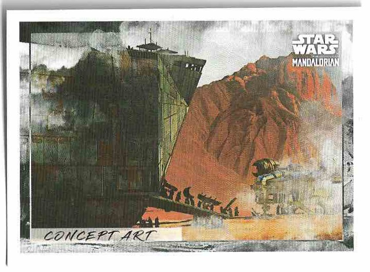Concept Art CHAPTER 2 2022 Topps Mandalorian Star Wars
