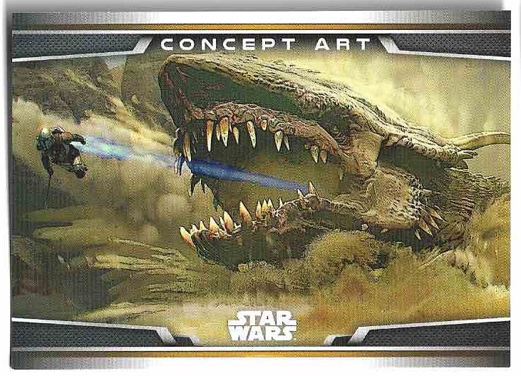 Concept Art CHAPTER 9 2022 Topps Mandalorian Star Wars