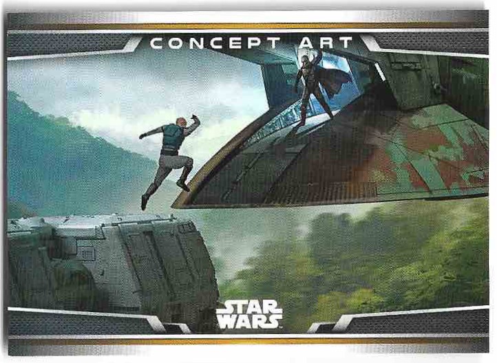 Concept Art CHAPTER 15 2022 Topps Mandalorian Star Wars