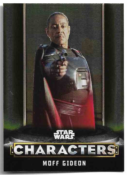 Yellow Foil Characters MOFF GIDEON 2022 Topps Mandalorian Star Wars