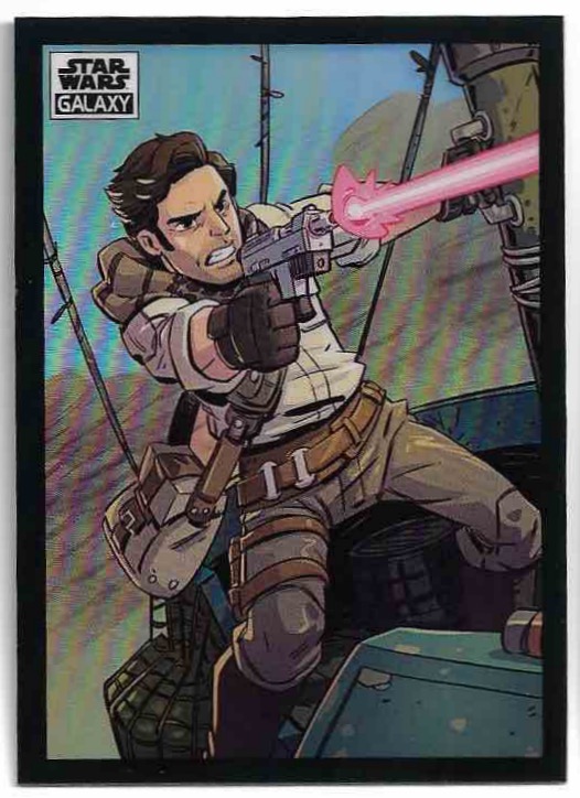 Refractor POE DAMERON 2022 Topps Mandalorian Star Wars