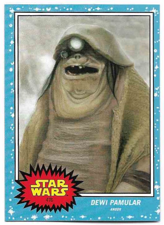 DEWI PAMULAR Topps Living Set Star Wars /1340
