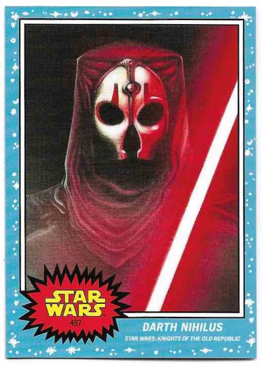 DARTH NIHILUS Topps Living Set Star Wars /1636