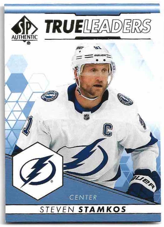 Blue True Leaders STEVEN STAMKOS 22-23 UD SP Authentic