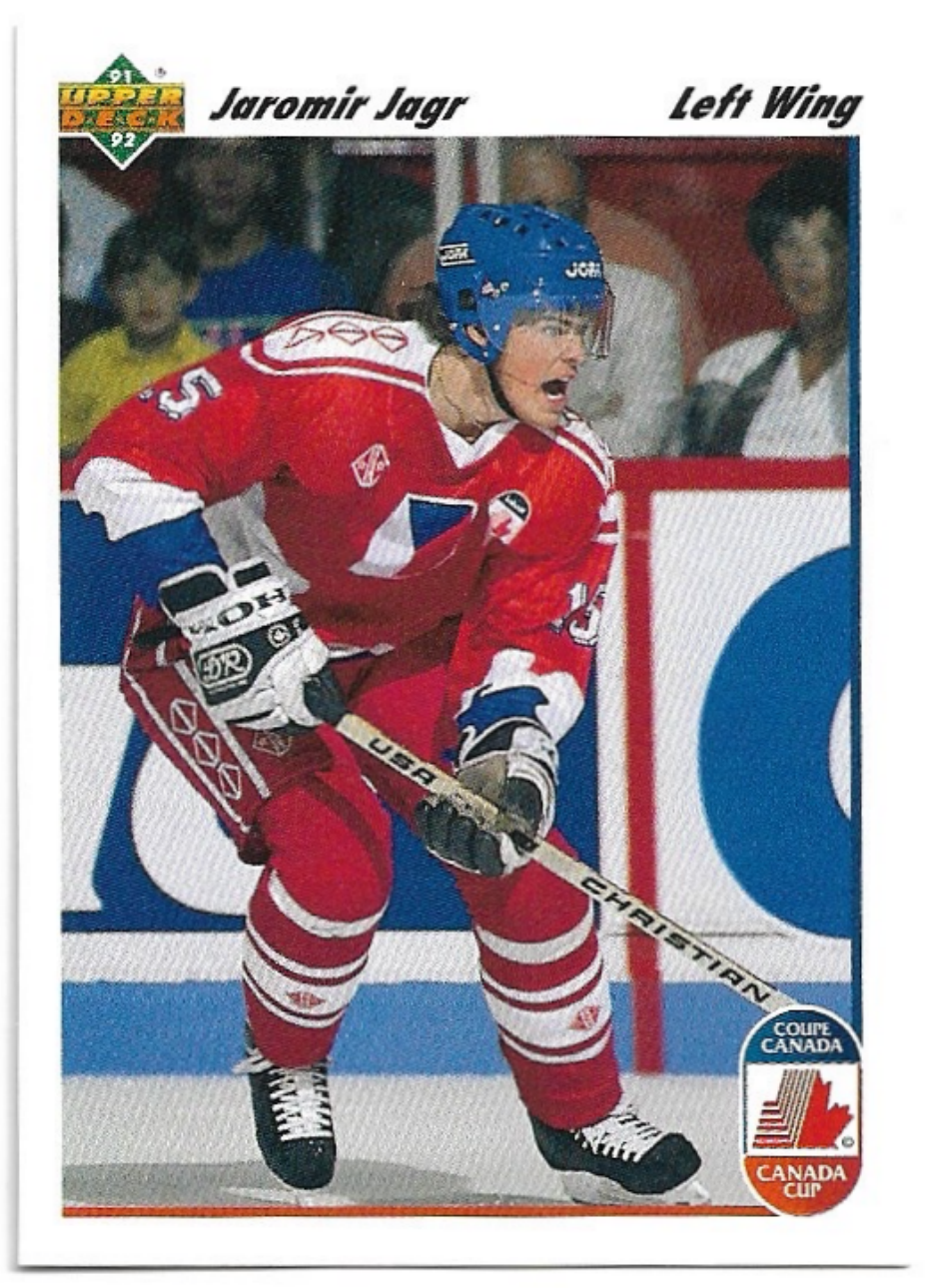 Canada Cup JAROMÍR JÁGR 91-92 Upper Deck