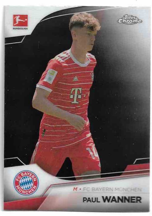 PAUL WANNER 22-23 Topps Chrome Bundesliga