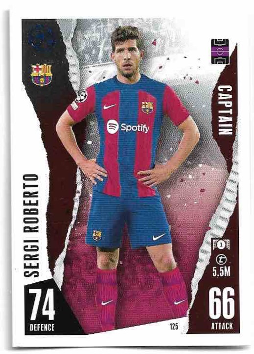 Captain SERGI ROBERTO 23-24 Match Attax UCL