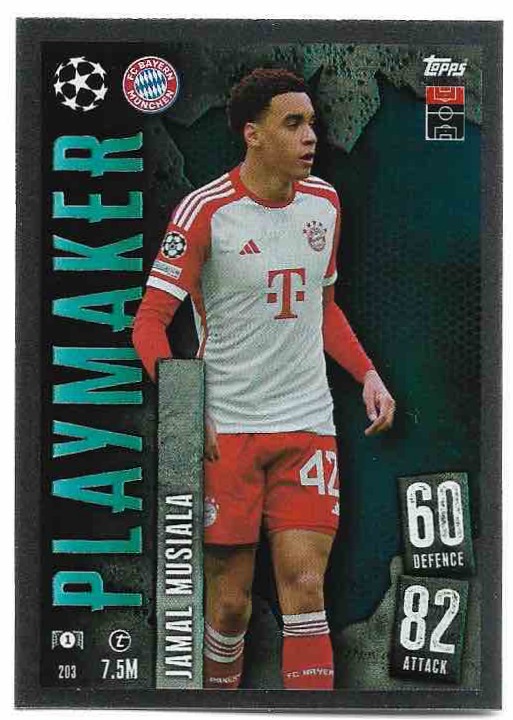 Playmaker JAMAL MUSIALA 23-24 Match Attax UCL