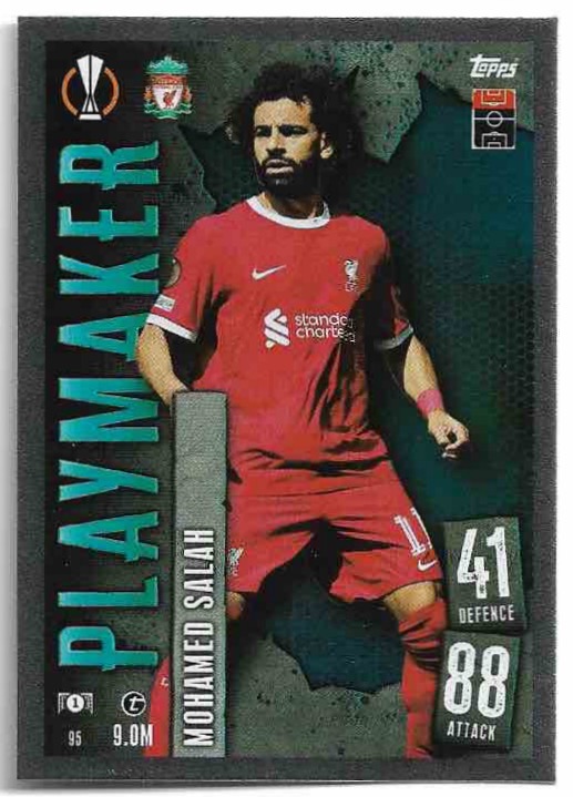 Playmaker MOHAMED SALAH 23-24 Match Attax UCL