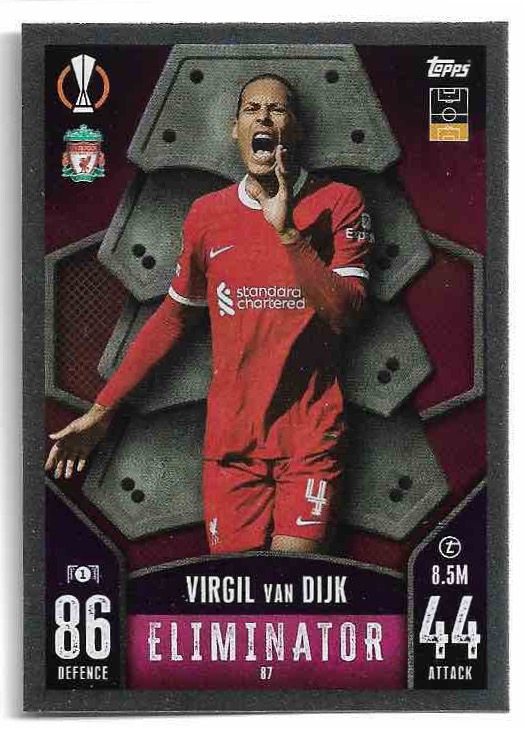 Eliminator VIRGIL VAN DIJK 23-24 Match Attax UCL