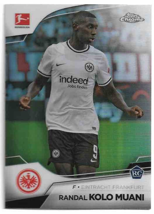 Rookie Refractor RANDAL KOLO MUANI 22-23 Topps Chrome Bundesliga