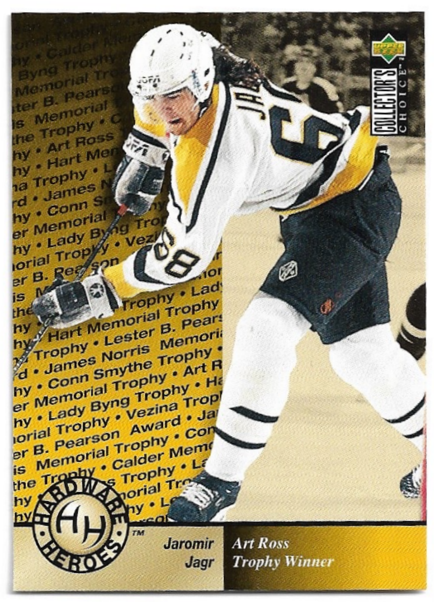 Hardware Heroes JAROMÍR JÁGR 95-96 UD Collector's Choice