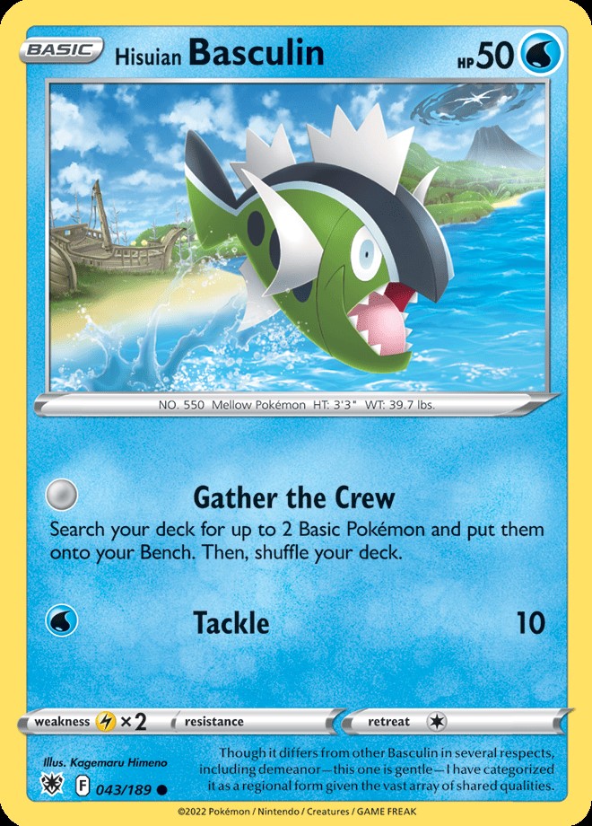 Reverse Holo - Hisuian BASCULIN