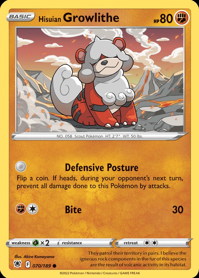 Hisuian GROWLITHE