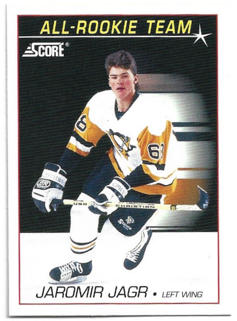 All Rookie Team JAROMÍR JÁGR 91-92 Score American