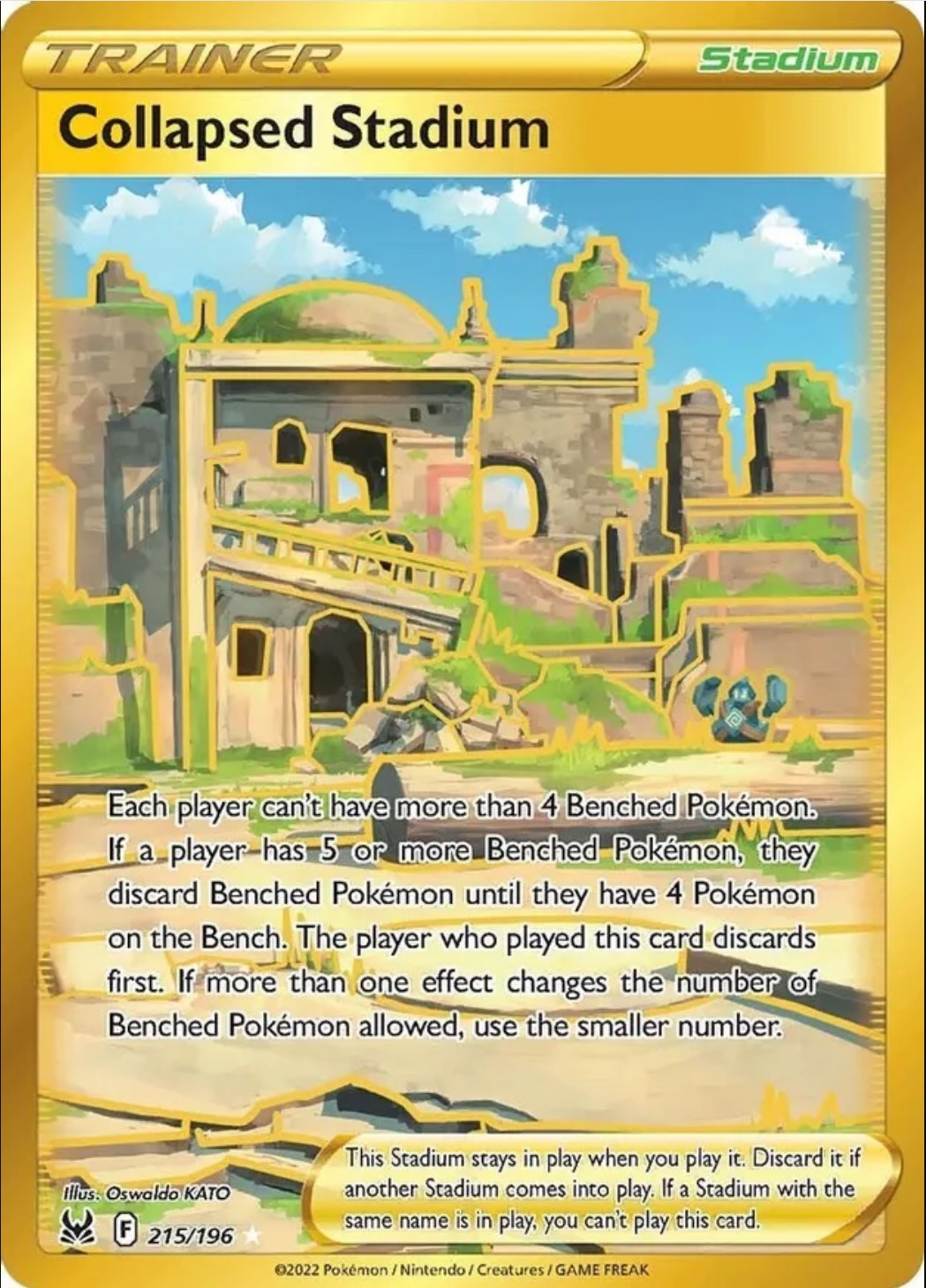 Secret Rare - COLLAPSED STADIUM