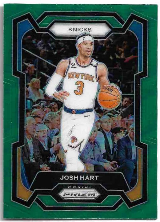 Green Prizm JOSH HART 23-24 Panini Prizm Basketball