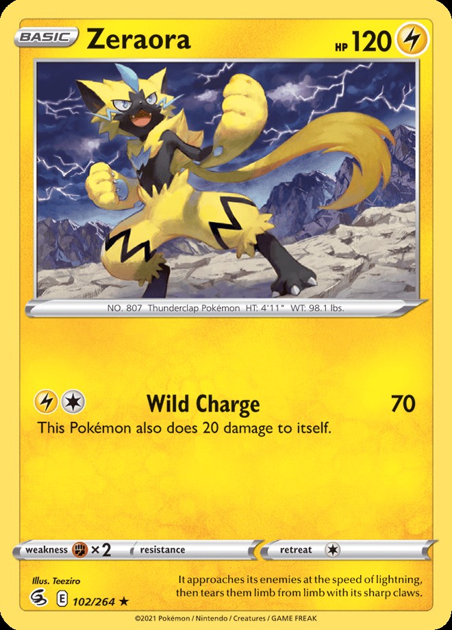 Reverse Holo - ZERAORA