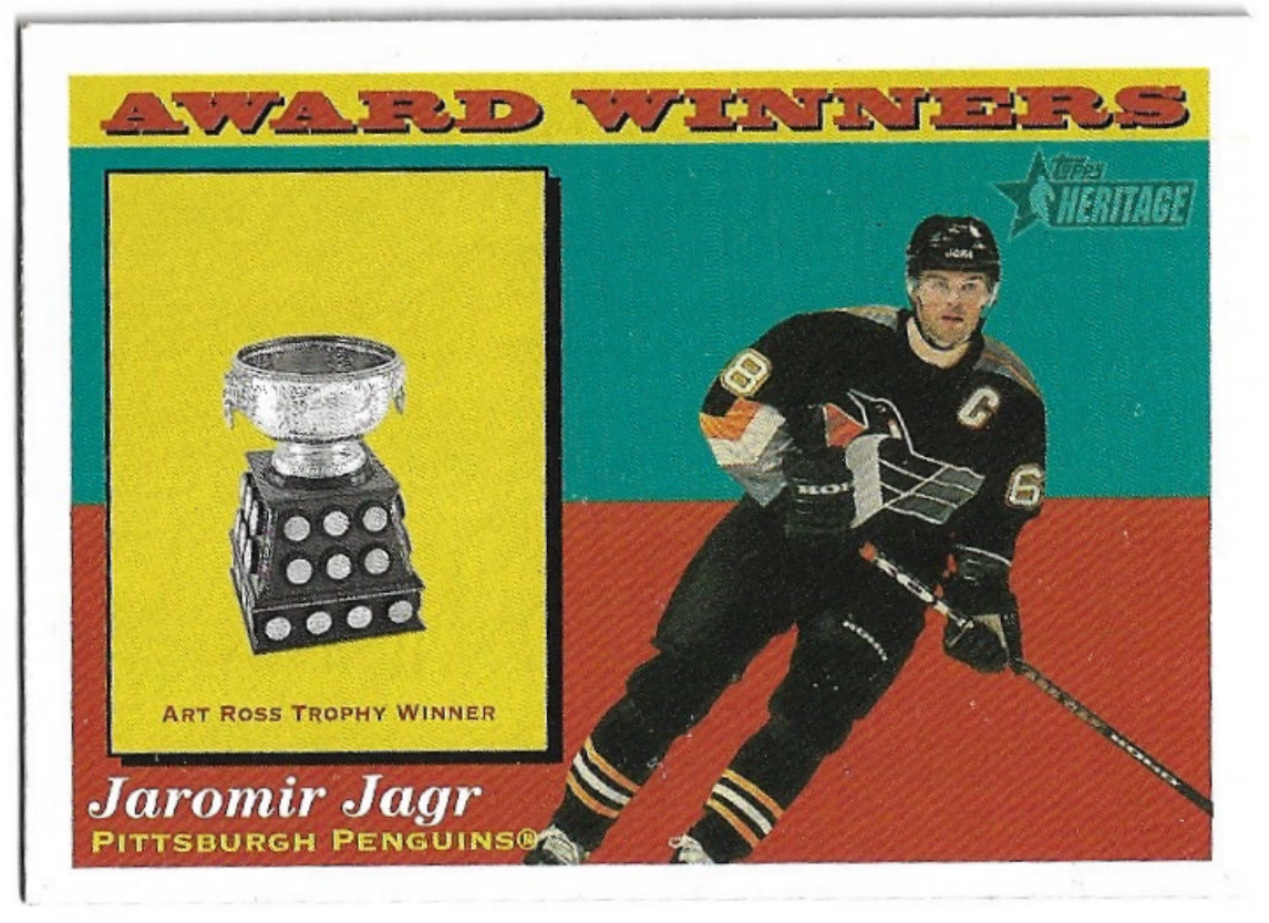 Award Winners JAROMÍR JÁGR 01-02 Topps Heritage