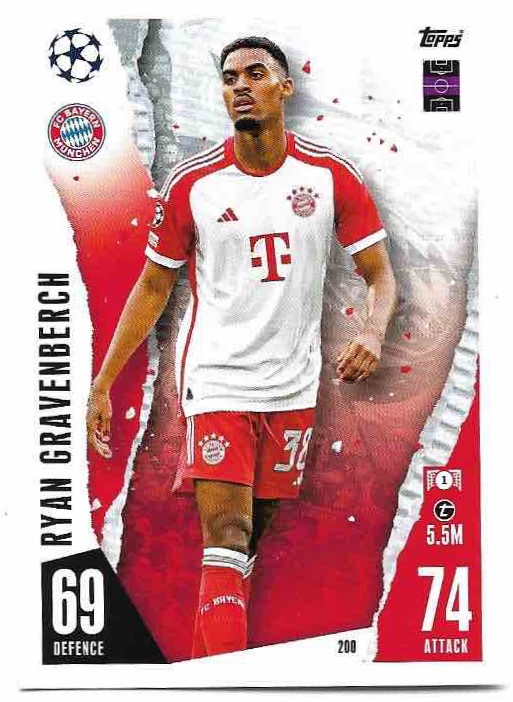 RYAN GRAVENBERCH 23-24 Match Attax UCL