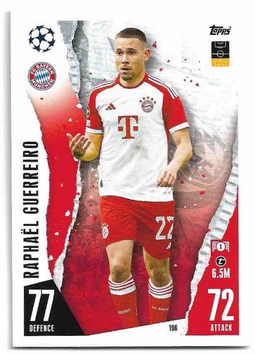 RAPHAEL GUERREIRO 23-24 Match Attax UCL