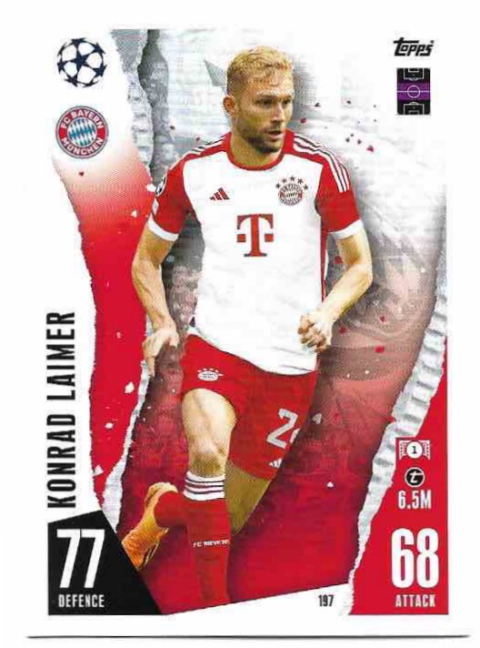 KONRAD LAIMER 23-24 Match Attax UCL
