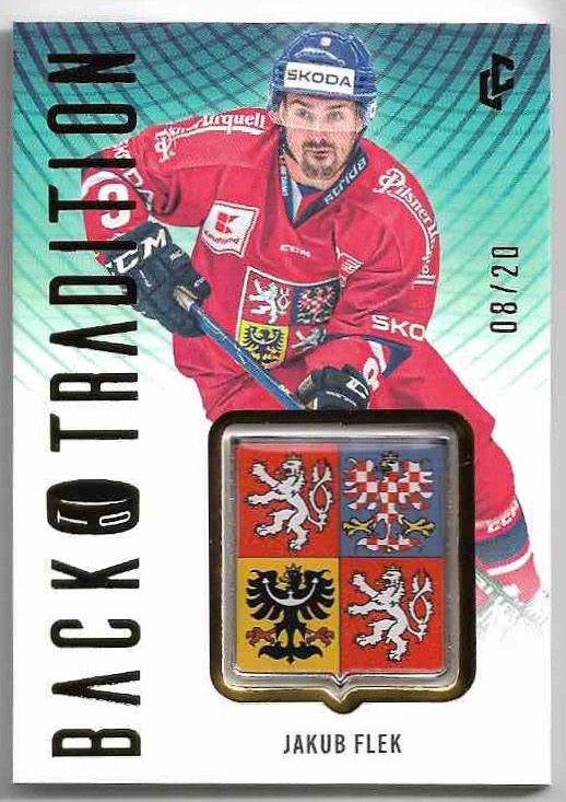 Gold Back to Tradition JAKUB FLEK 23-24 Legendary Cards Expectations Road to Prague /20