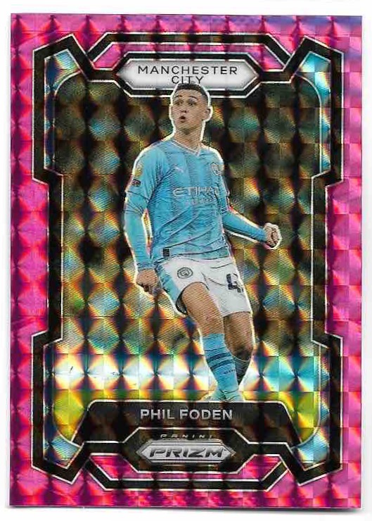 Pink Mosaic Prizm PHIL FODEN 23-24 Panini Prizm Premier League