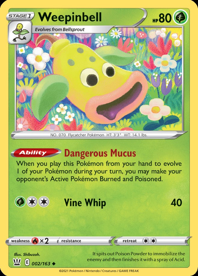 Reverse Holo - WEEPINBELL